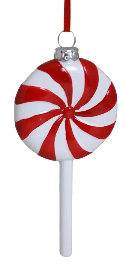 BOMBKA plastikowa LIZAK 8321 czerwono-biały