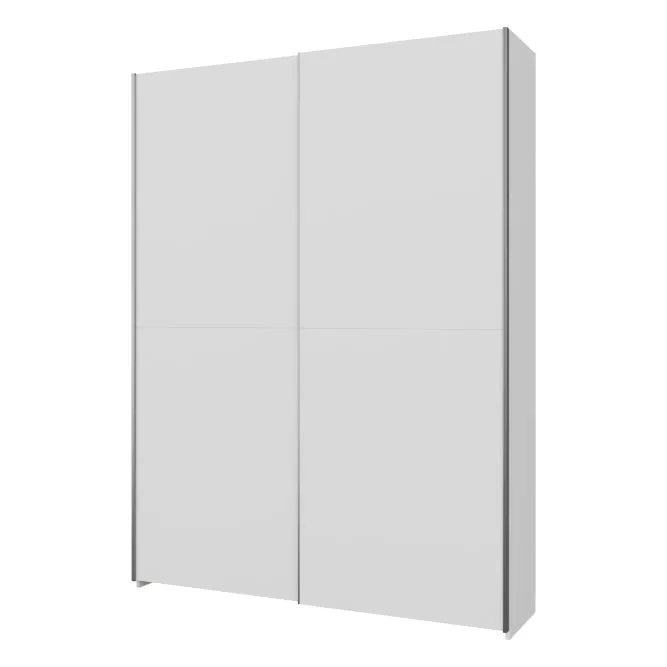 Szafa 2-drzwiowa HOME NOOK drążek i półki drzwi przesuwne 150cm biała - HMNS72231-120