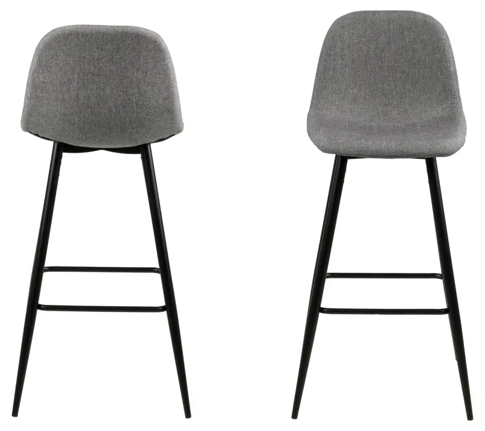 Hoker wysoki SAMANTA Jasnoszary, Czarny - H000017039