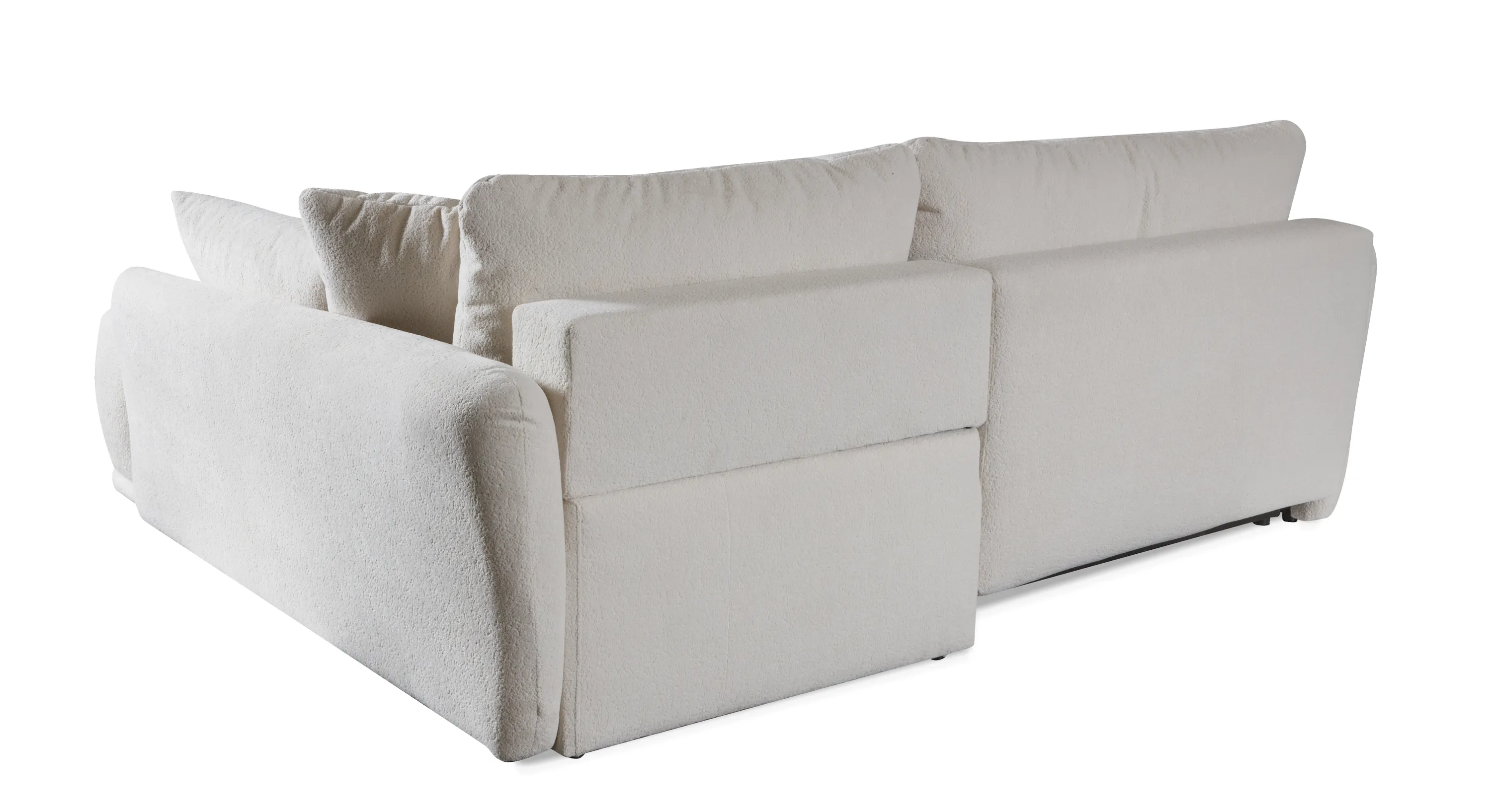 Narożnik rozkładany z pojemnikiem TRIX BELLINI 246 cm prawostronny beżowy - TRIX_BELLINI_22