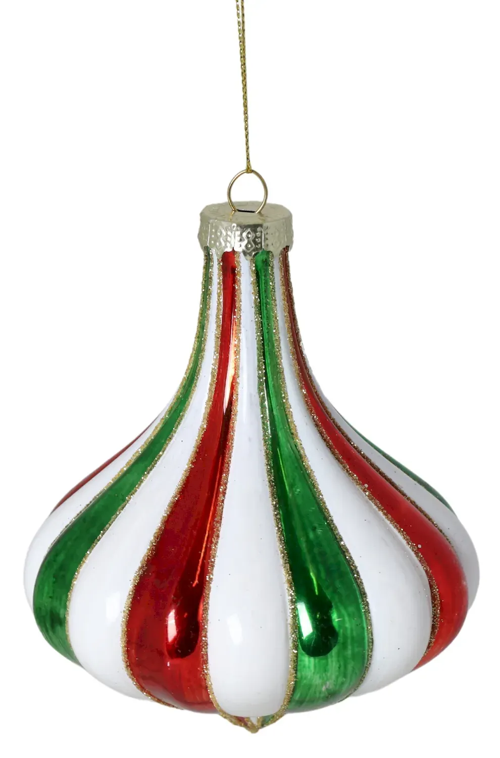 Bombka szklana 6 sztuk BIAŁO-CZERWONO-ZIELONA 4030 Bombka szklana 6 sztuk BIAŁO-CZERWONO-ZIELONA 4030