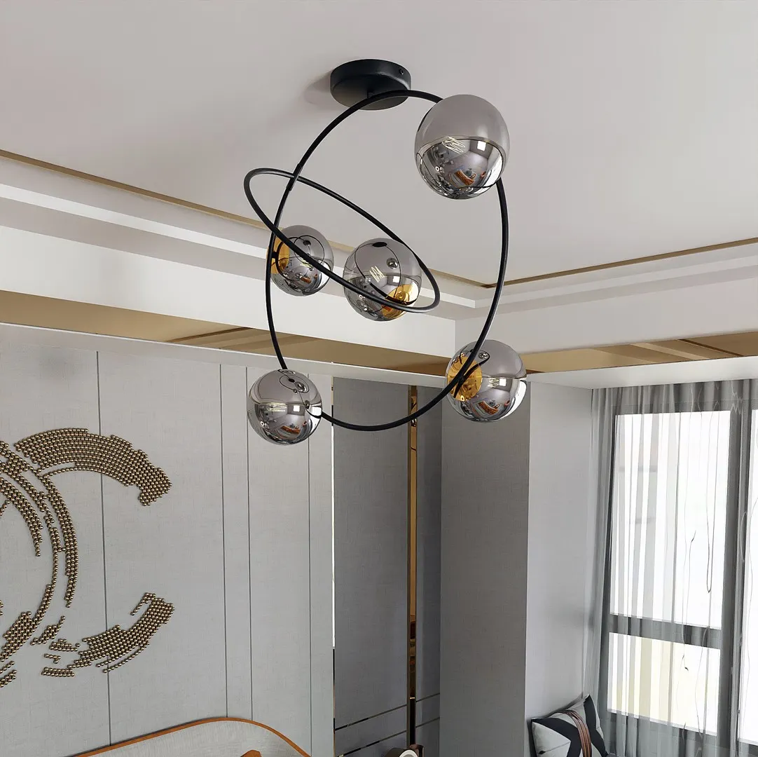 Żyrandol STARDOM Czarny,Złoty 1292/5 - 1292/5