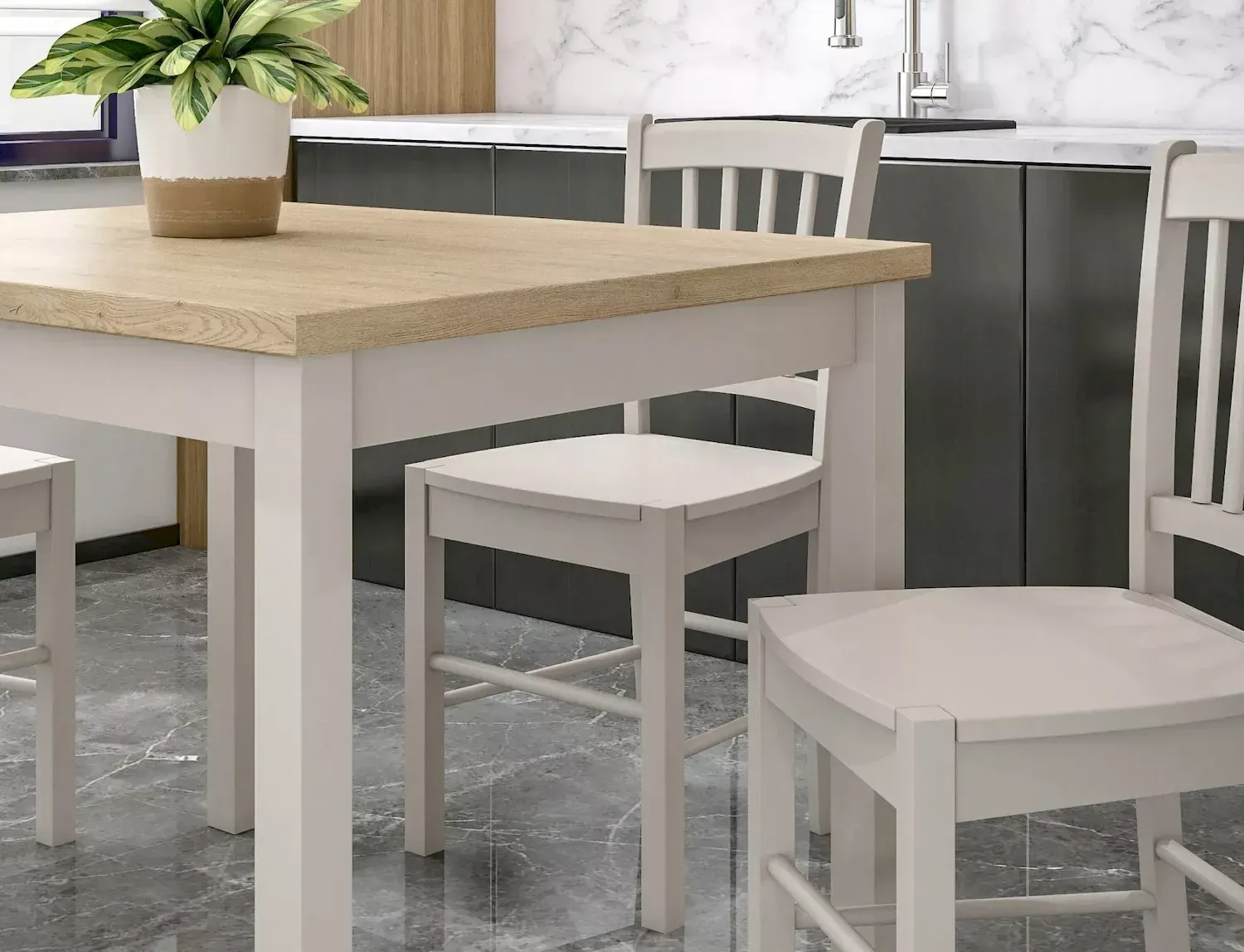 Stół nierozkładany ADAM 65x90 dąb cremona torro kaszmirowy Signal - ADAMDCTKA90