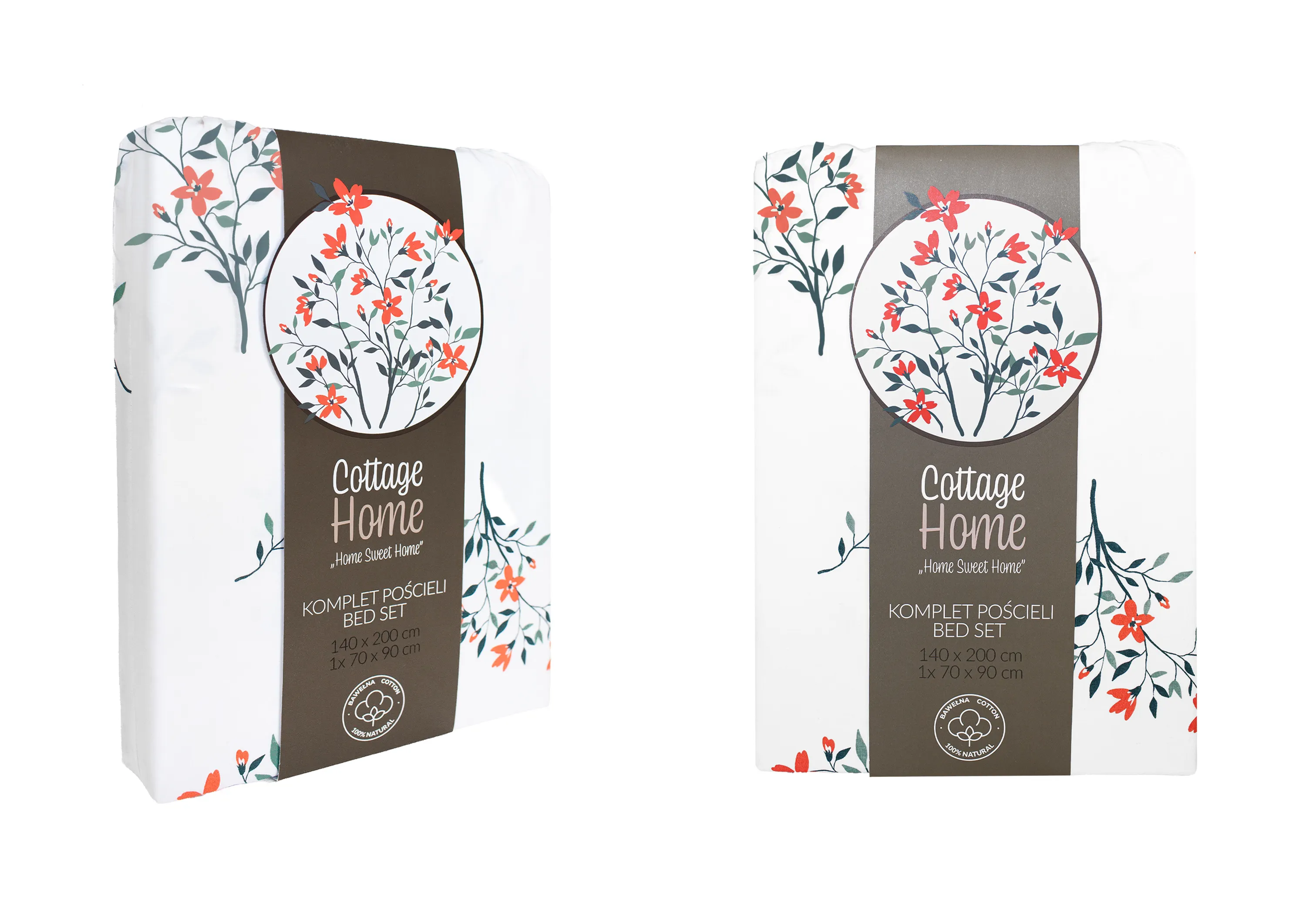 Pościel komplet COTTAGE HOME 011 bawełna 140X200+70X90 wielokolorowy - FARO_28958