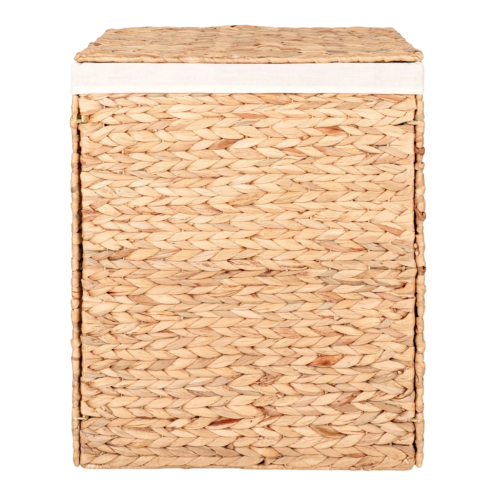 Kosz na pranie PASSO 43x32x55 cm hiacynt wodny naturalny - 4401365