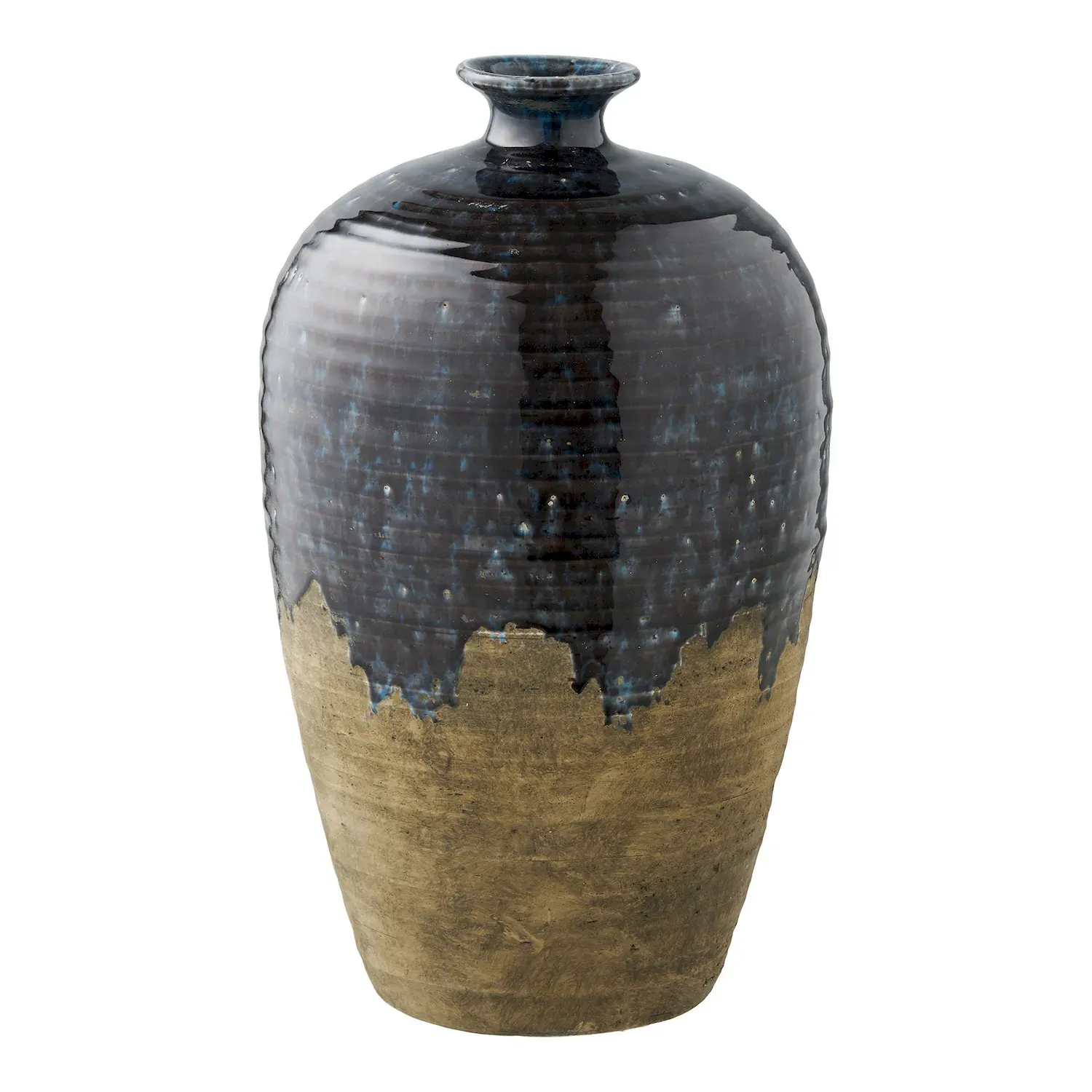 Wazon ceramiczny 27x44,5 ciemnoniebieski Wazon ceramiczny 27x44,5 ciemnoniebieski