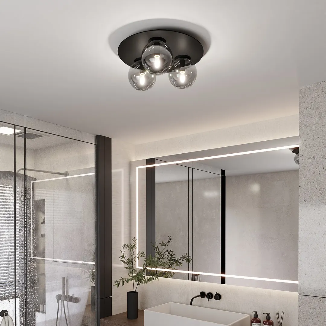 Lampa sufitowa SOLAR Czarny 1128/3 - 1128/3