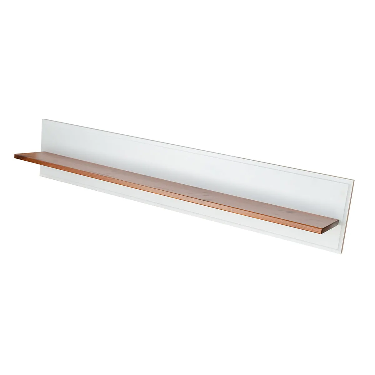 Półka sosnowa na ścianę TOSKANIA 120 cm Kolor: biały, bejca - PL2051BS