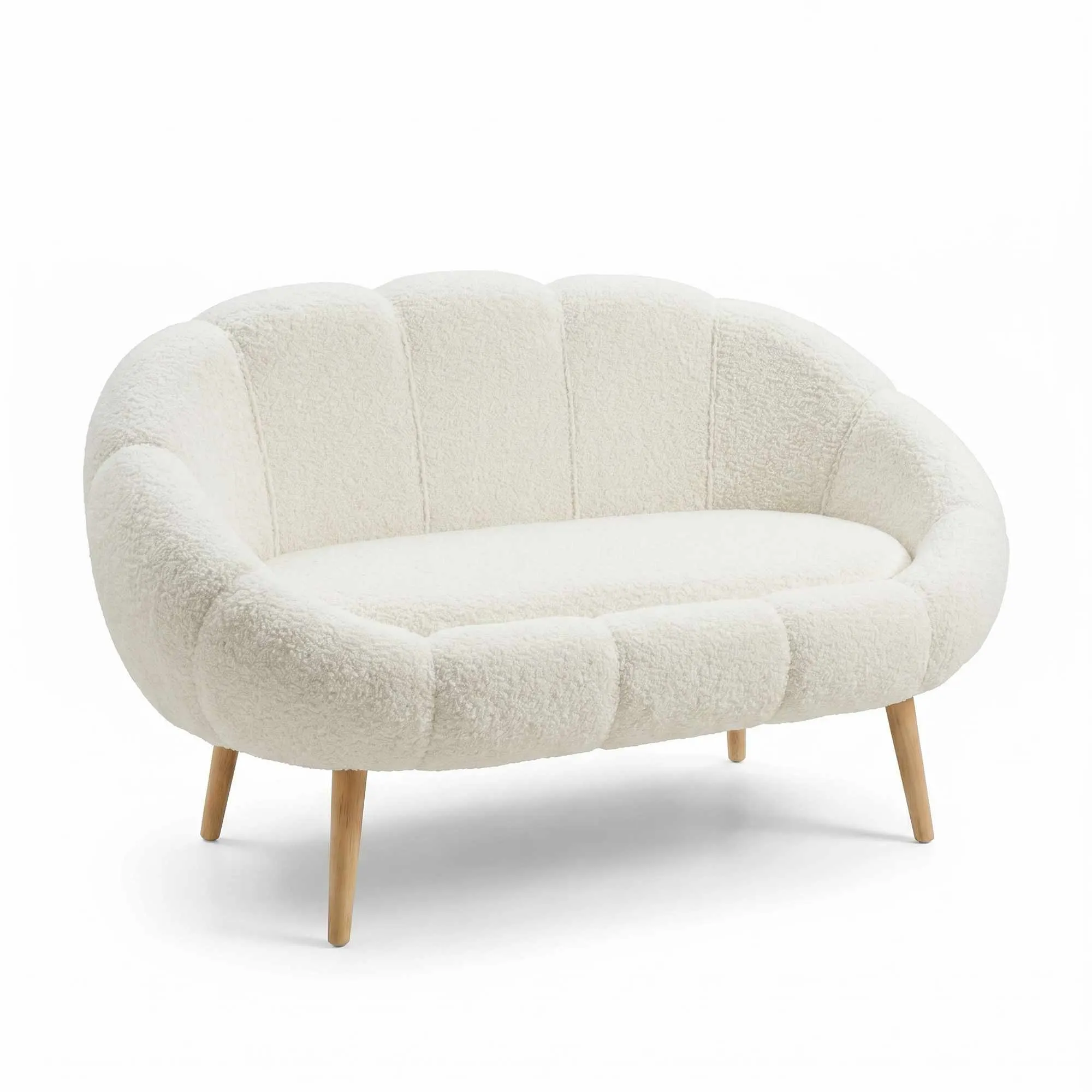 Sofa 2-osobowa LIDA biały - ASI_251BLS1114