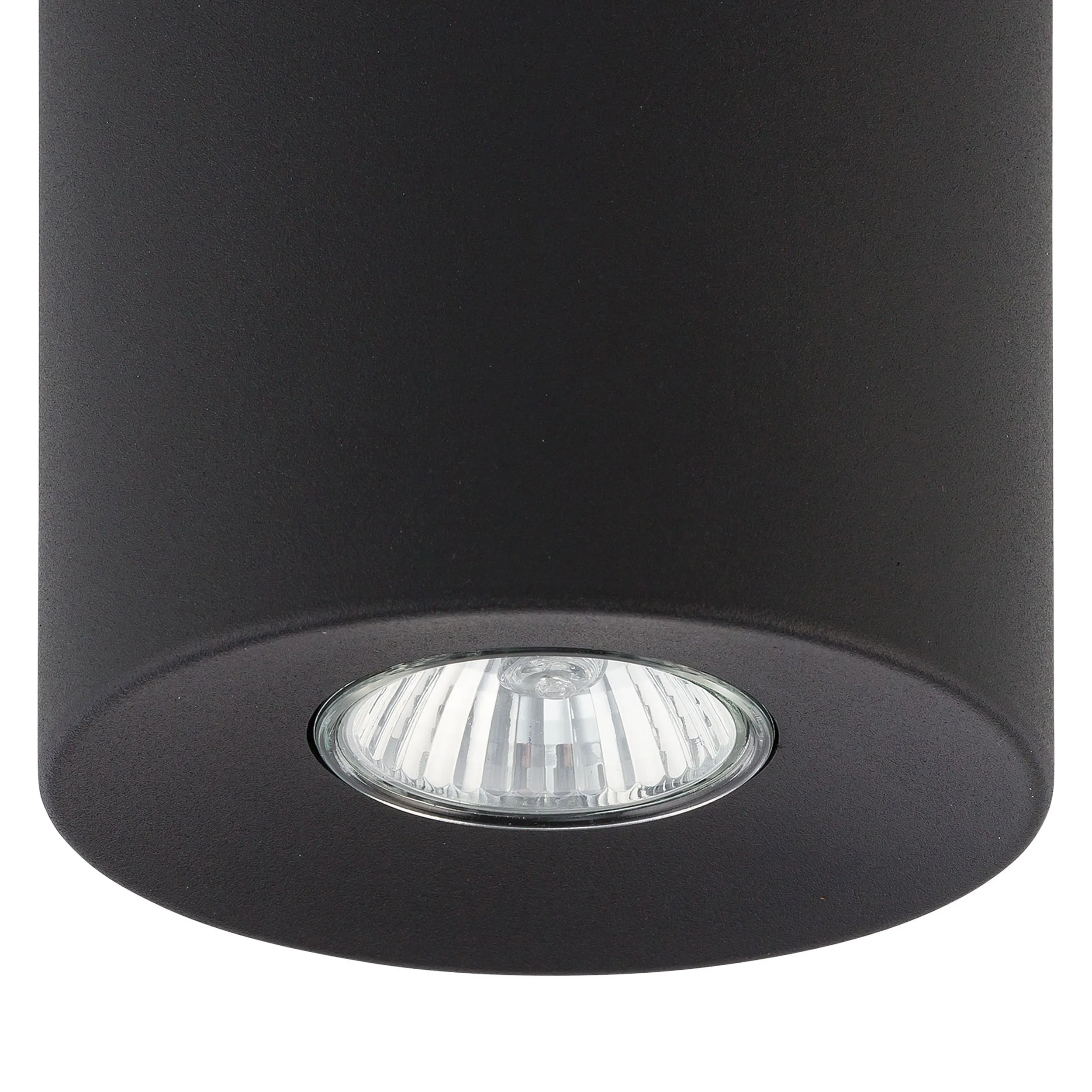 Plafon ORION czarny metalowy okrągły 12x11cm - TK_3239