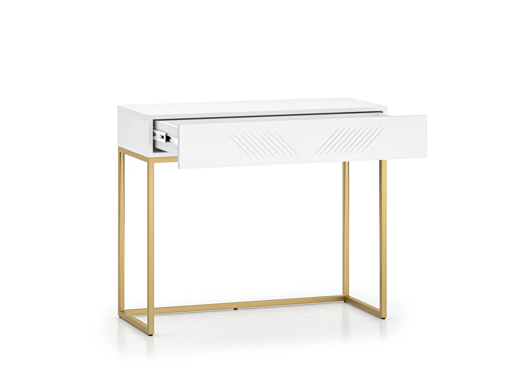 Toaletka Clearing 06 biały alpejski, podstawa-złoty - 1CLEA06-001-03