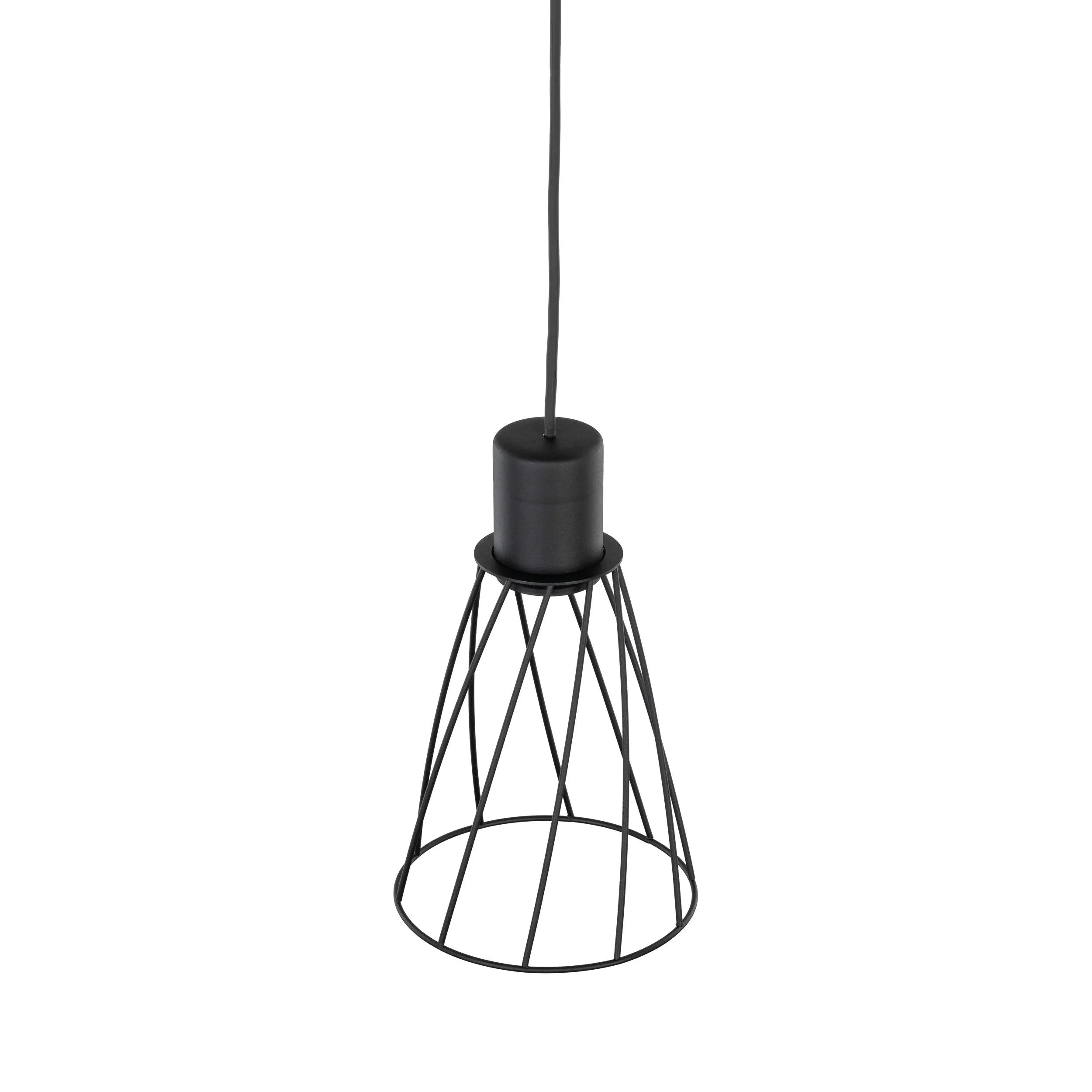 Lampa wisząca MODESTO metalowa czarna 170x16cm - TK_10159