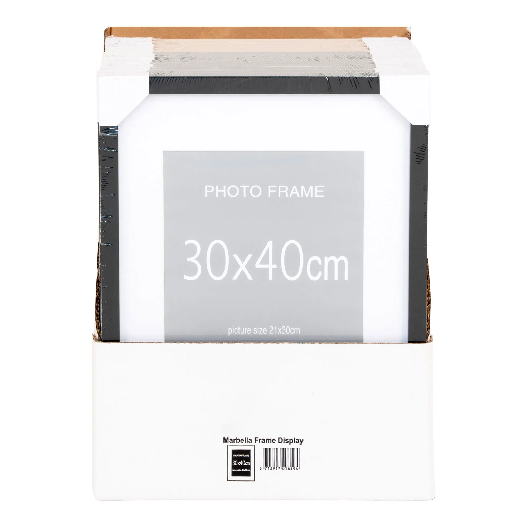 Ramka zdjęciowa MARBELLA 30x40 cm zestaw 7 szt. czarny i 8 szt. naturalny Ramka zdjęciowa MARBELLA 30x40 cm zestaw 7 szt. czarny i 8 szt. naturalny