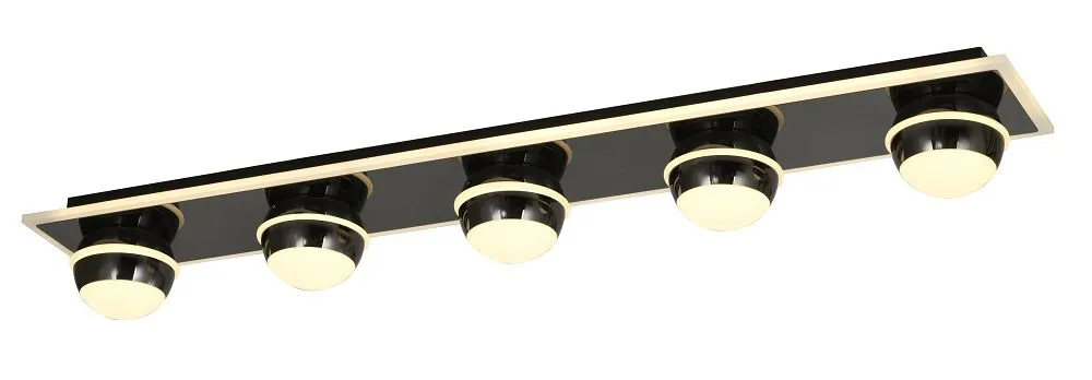 lampa sufitowa, kinkiet czarny, panel LED, czarny kolor, żarówki LED