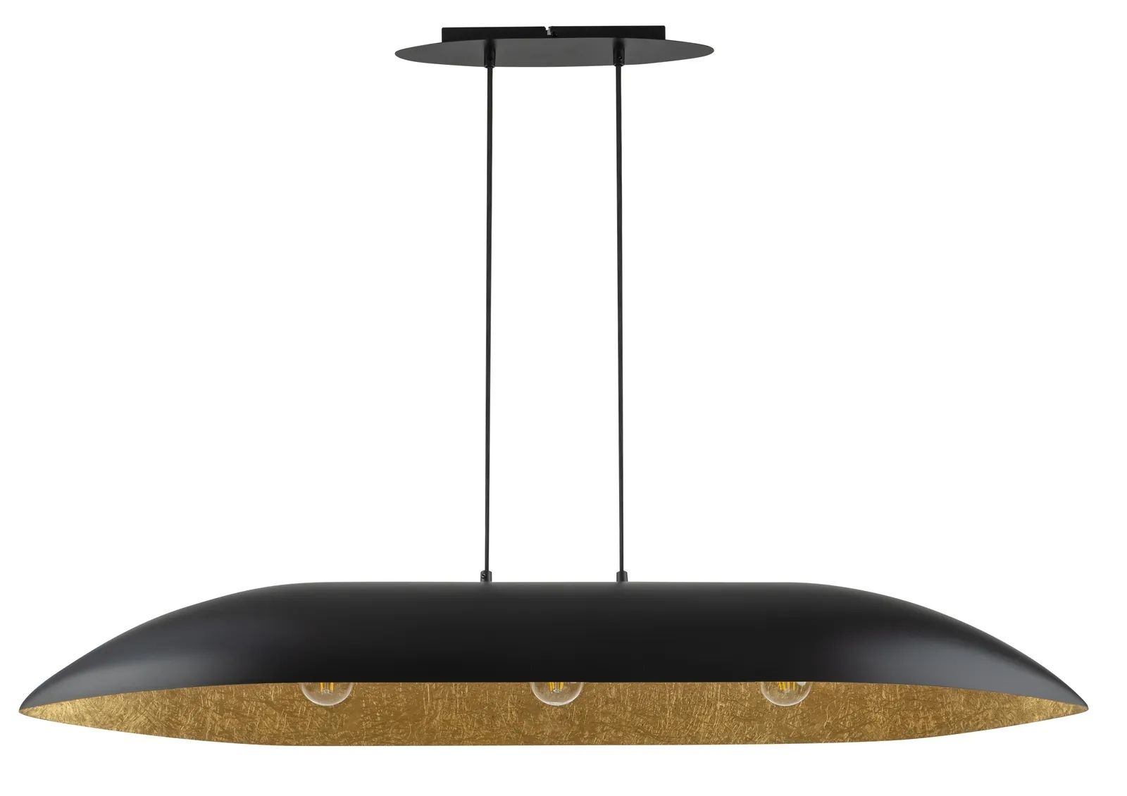 Lampa wisząca GONDOLA L czarno-złota
