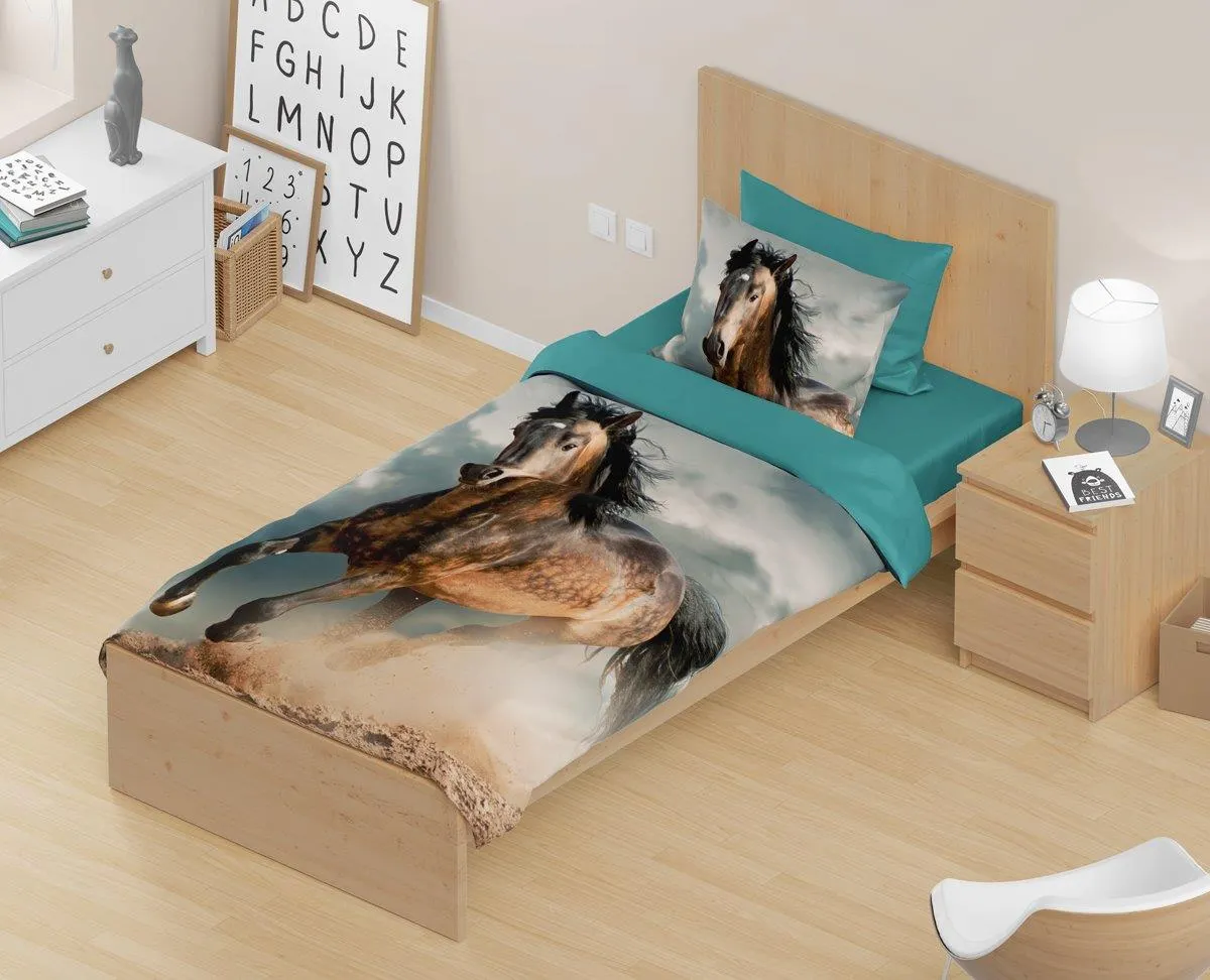 Pościel dla dzieci komplet BEST FRIENDS 005 bawełna 100% 160X200+70X80 wielokolorowy - FARO_16322