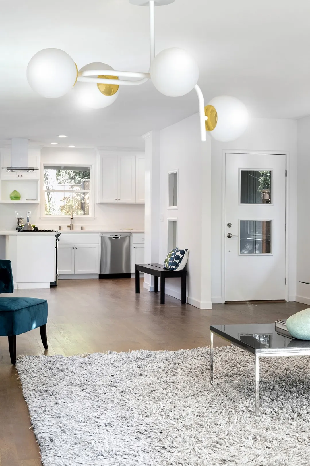 Lampa sufitowa RAGNAR Biały/Złoty 1033/4A - 1033/4A