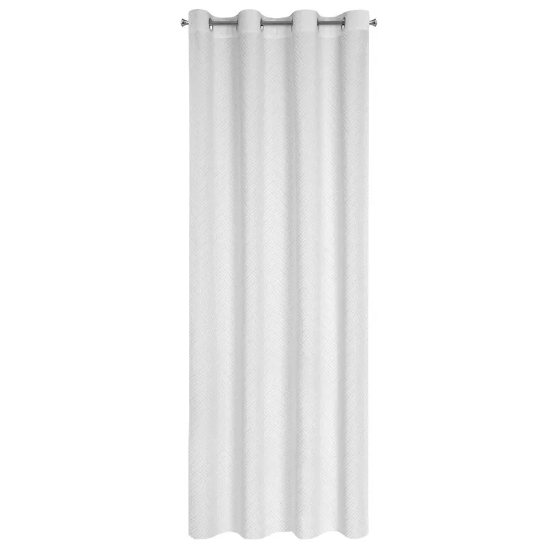 ZASŁONA GOTOWA ISLA 140 X 250 CM BIAŁY - EU_386570