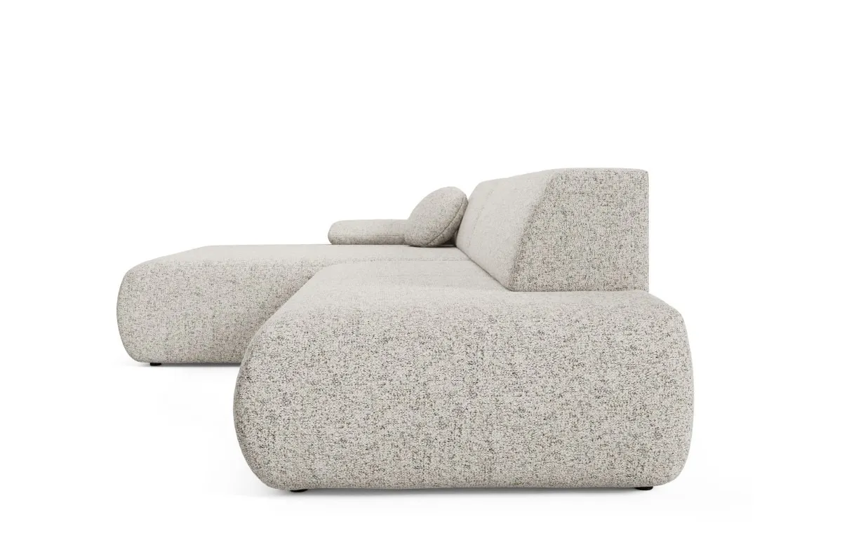 Narożnik rozkładany z pojemnikiem PUENTE 286 cm lewostronny beżowy - PUENTE_NAR_PUENTE06_L