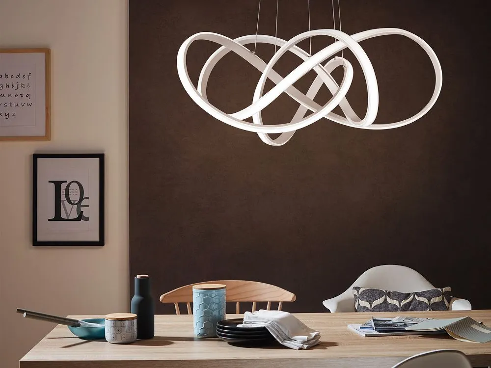 Lampa wisząca ARTE LED srebrna — zdjęcie 2