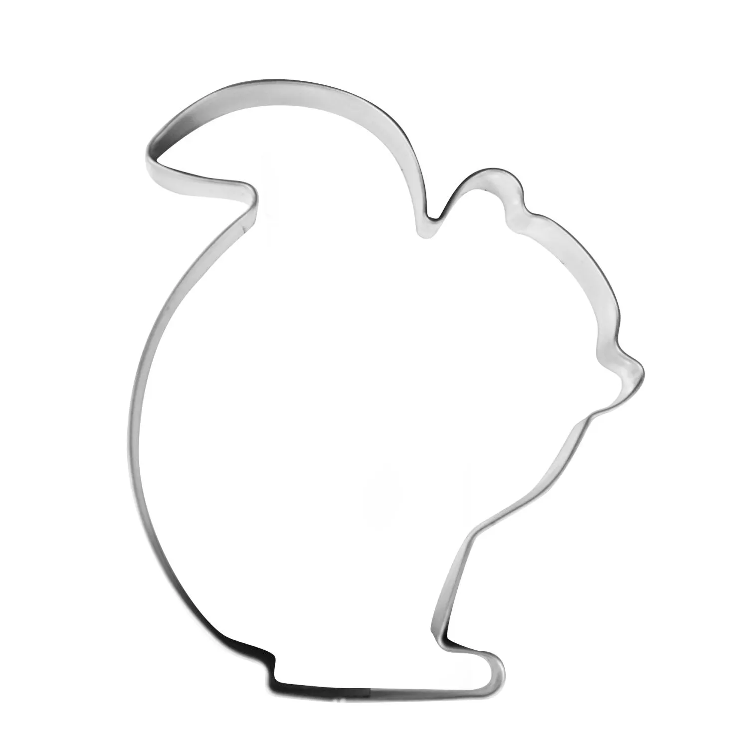 cookie cutter, kształt zwierzęcia, zając, metal, ciastko
