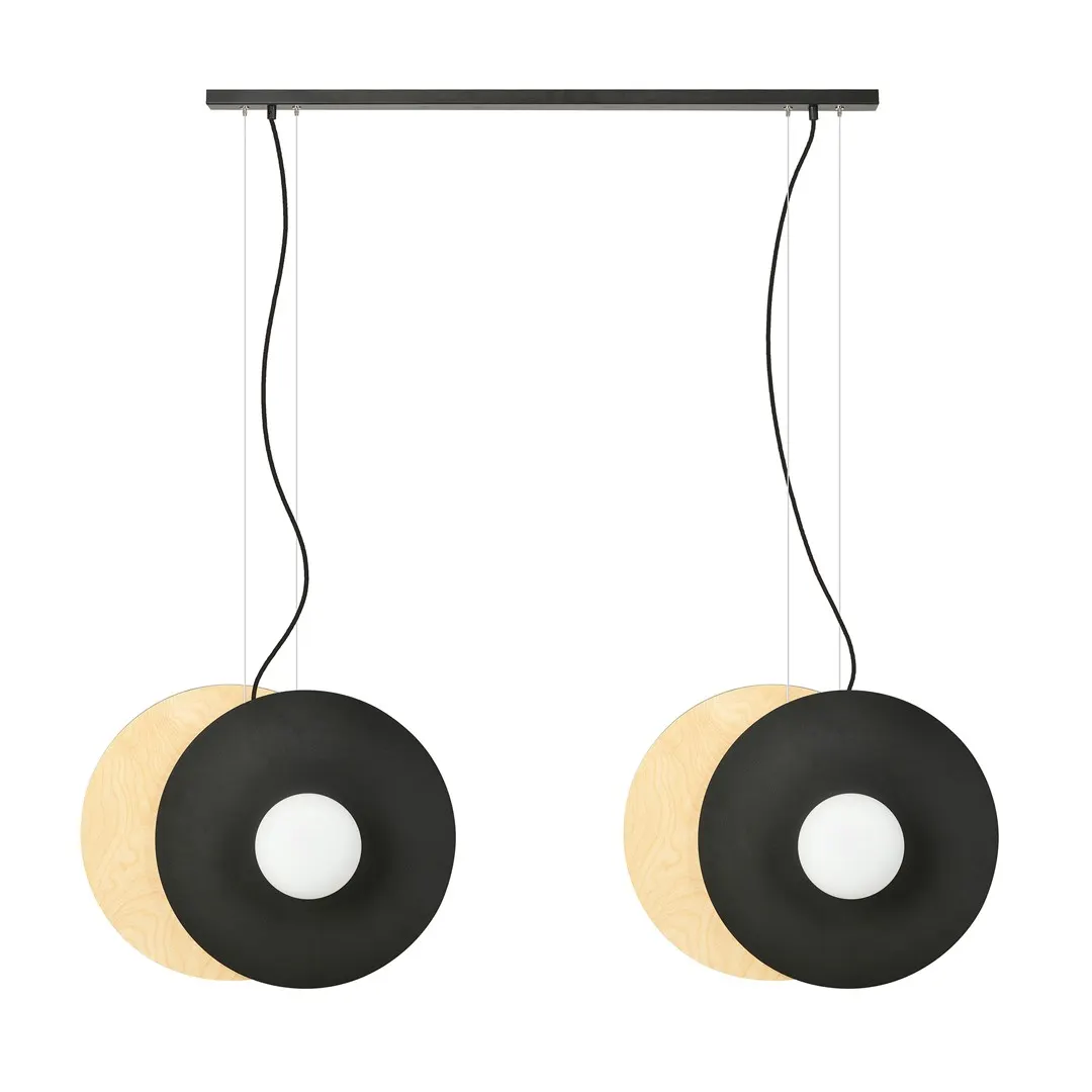 Lampa wisząca SOHO Czarny,Brązowy 1303/4 - 1303/4