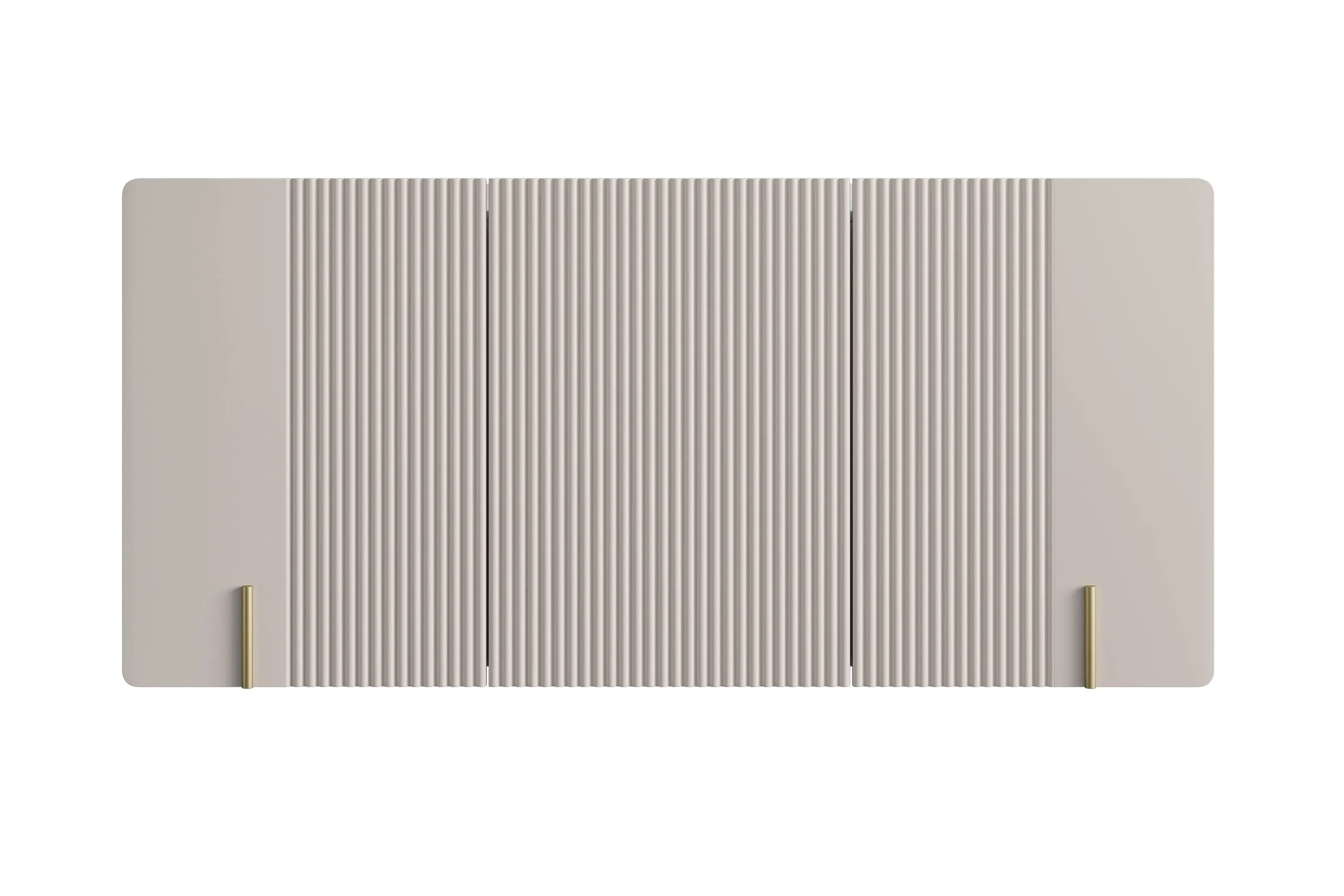 Komoda wisząca 3-drzwiowa MALMI 150cm - kaszmirowy - złoty - B_167026