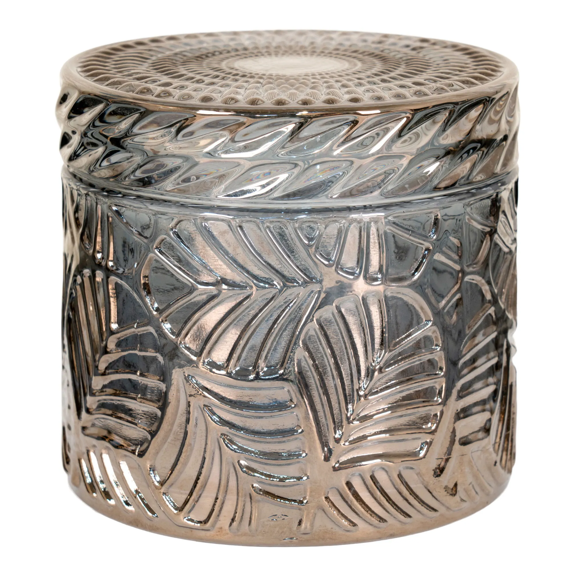 Pojemniki szklane JARS zestaw 2 szt. fi9x8,5 cm kolor dymiony - 4442050