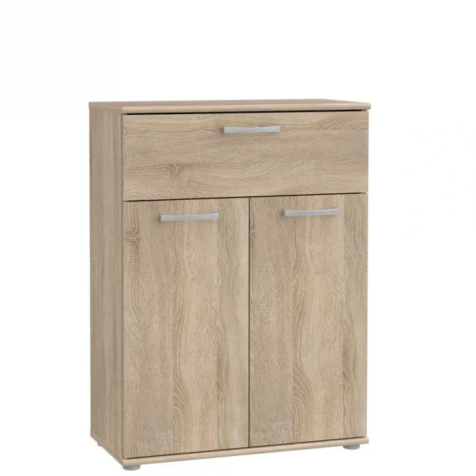 Komoda NIKO 2-drzwiowa z szufladą - dąb sonoma