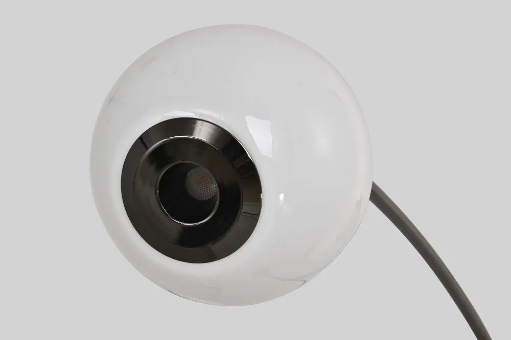 Lampa podłogowa LUBERON trójka LED czarny chrom — zdjęcie 4