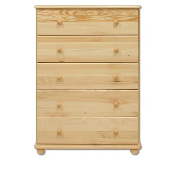 39258-wysoka-komoda-z-szufladami-drewniana-80x122-cm-drewmax-kd114 KD114 komoda S80 W122 G47 sosna naturalny DREWMAX