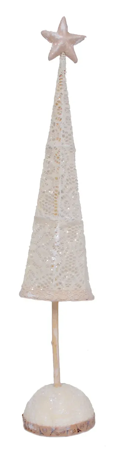 CHOINKA koronkowa na piku MAŁA wielokolorowa CHOINKA koronkowa na piku MAŁA wielokolorowa