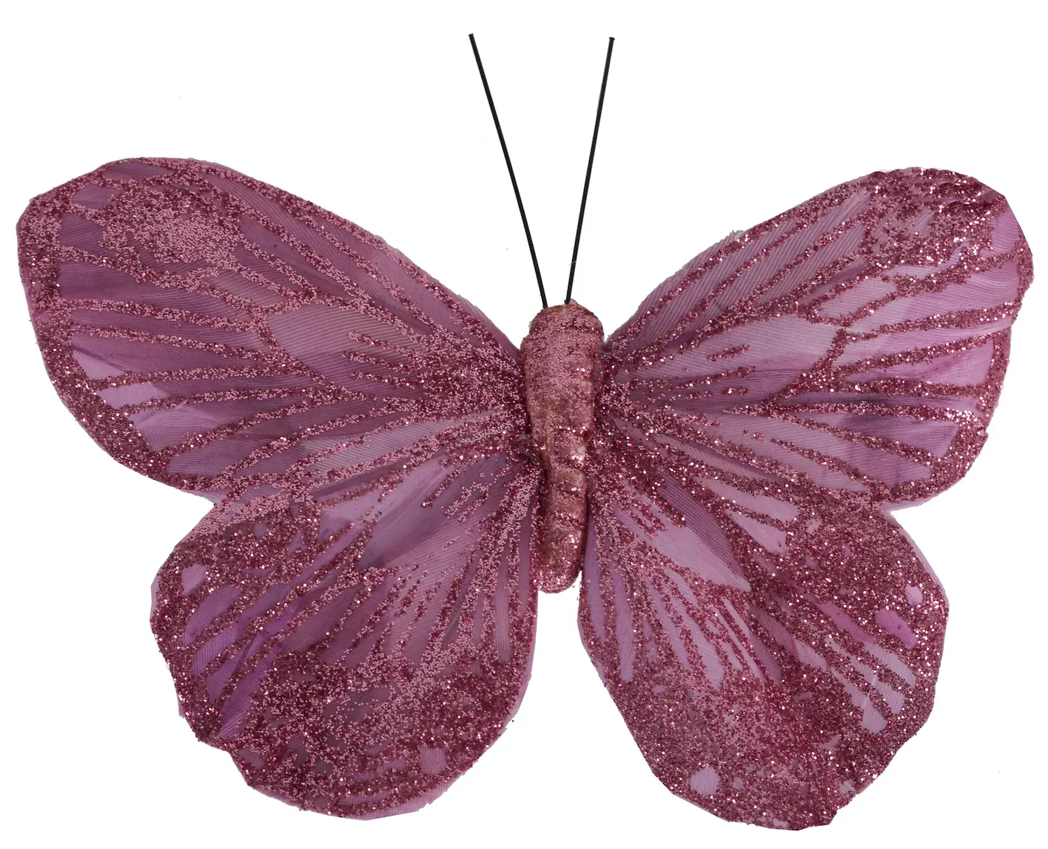 MOTYL z klipem 1375 różowy 12 szt MOTYL z klipem 1375 różowy 12 szt