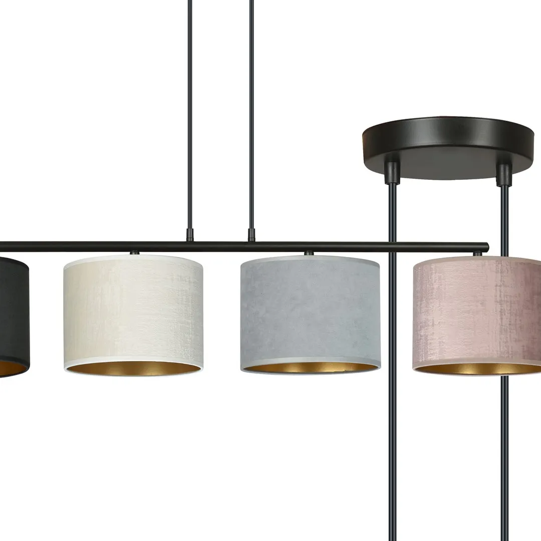 Lampa wisząca HILDE 4 Czarny MIX — zdjęcie 2