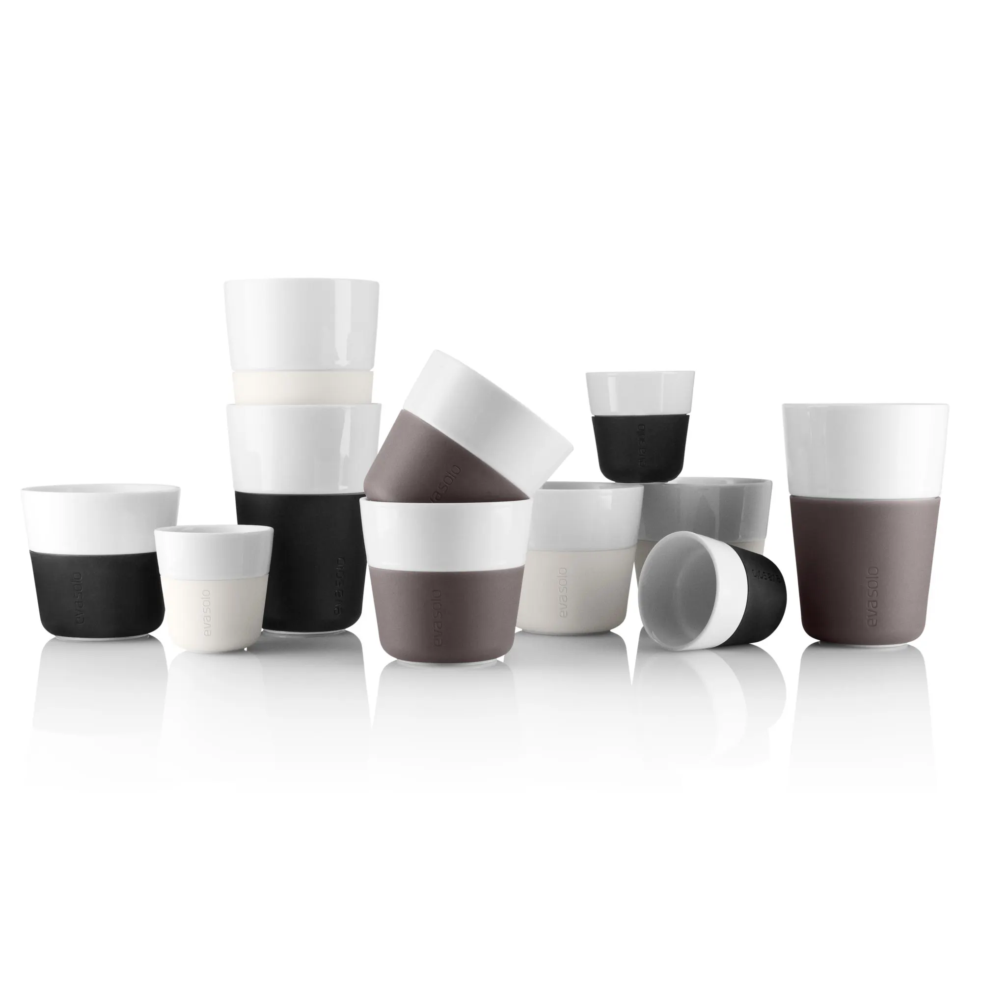 Zestaw 2 filiżanek do lungo 230ml CARBON czarny — zdjęcie 7