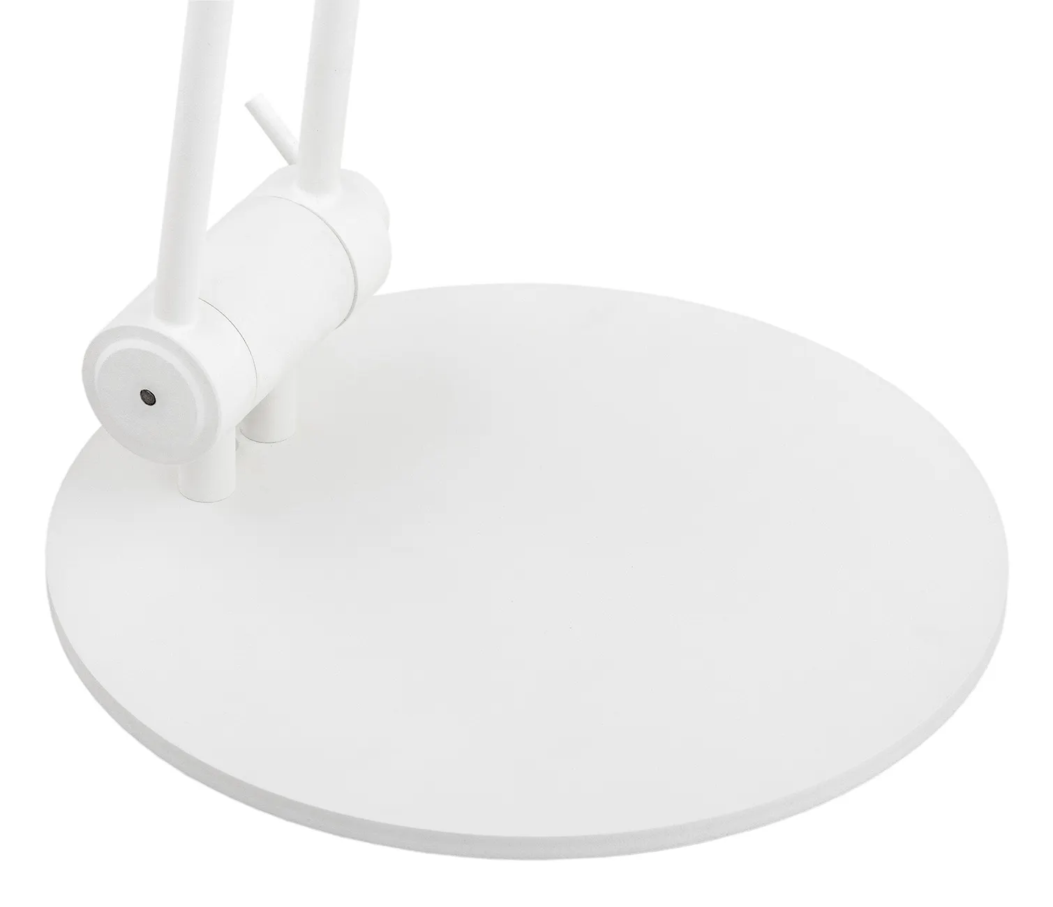 Lampa podłogowa Gabian biała z dwoma kloszami i regulacją - 7074