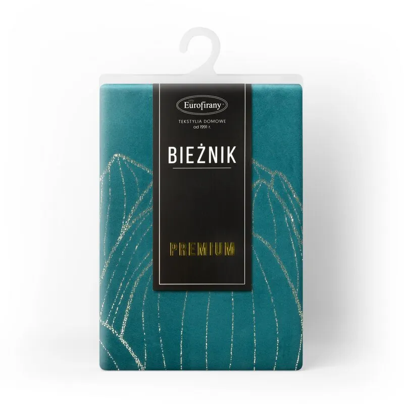 OBRUS BLINK 12 35 X 140 CM CIEMNOTURKUSOWY
