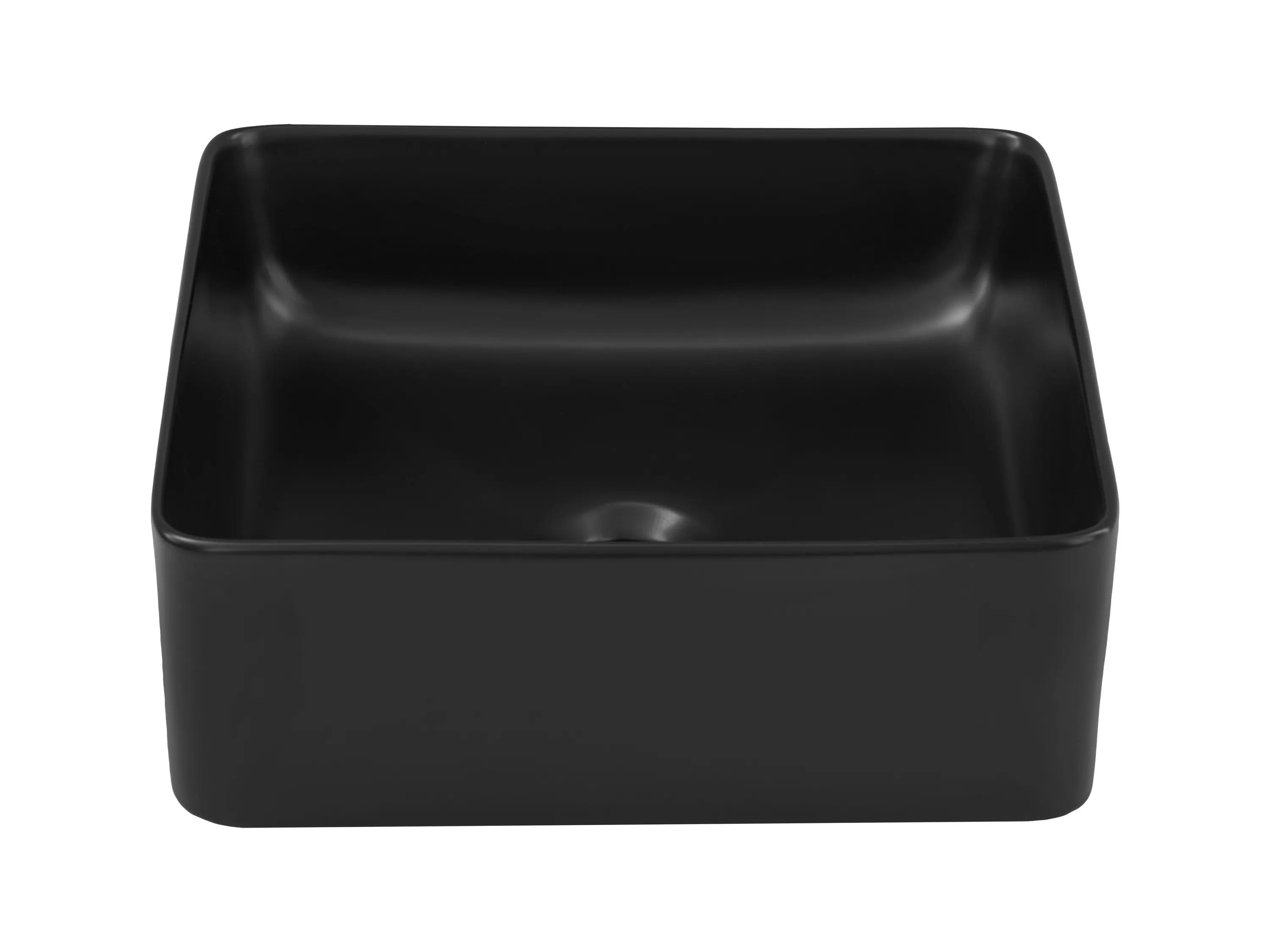 Umywalka nablatowa SLIM DP czarny mat 37x13cm (bezpiecznie pakowana) - UM-6276_SLIM_40_BLACK_DP