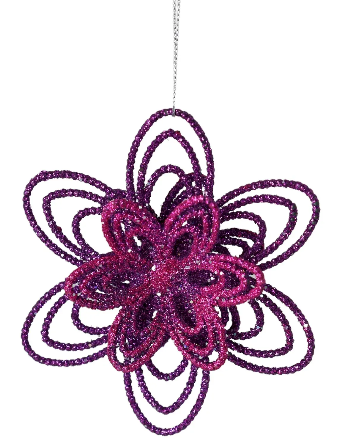 Zawieszka KWIAT przestrzenny różowy Zawieszka KWIAT przestrzenny różowy