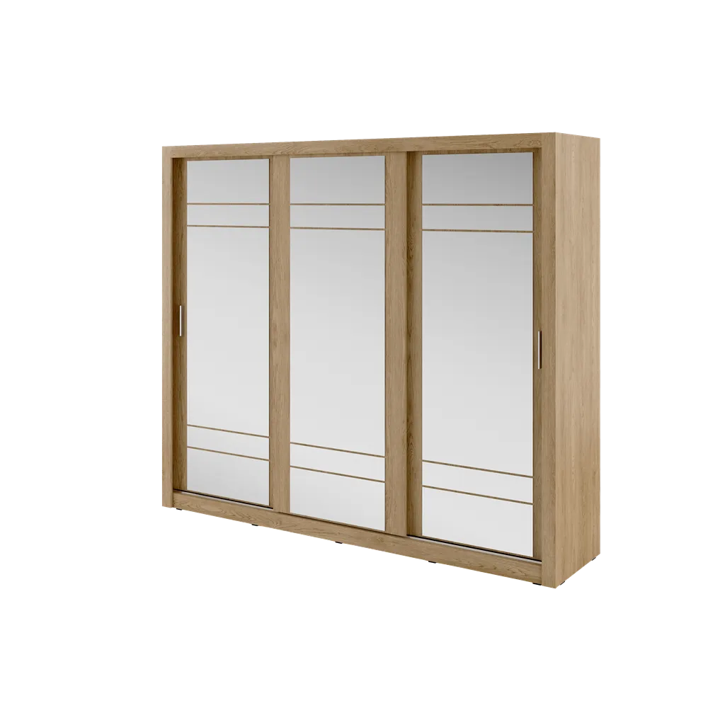 Szafa 3-drzwiowa ARTI AR-02 250cm dąb shetland