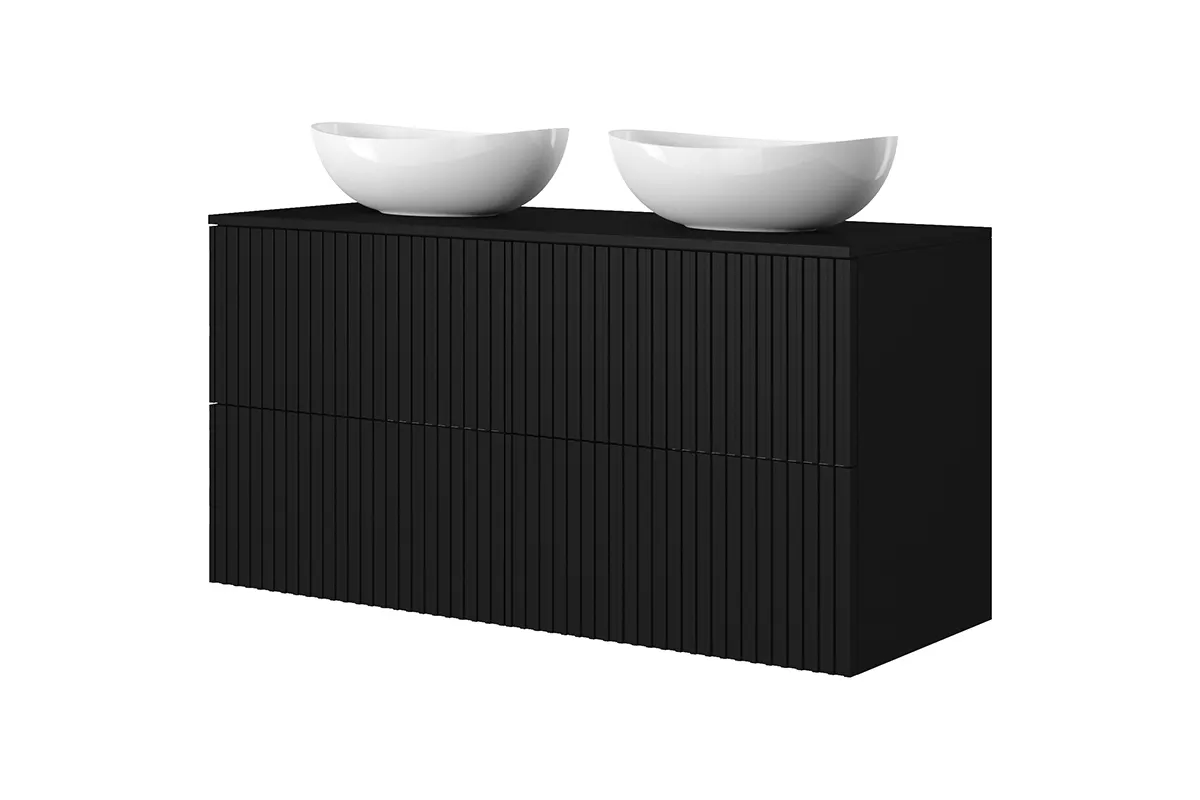 Szafka pod umywalkę NICOLE 60 2SZ - czarny mat - B_149038