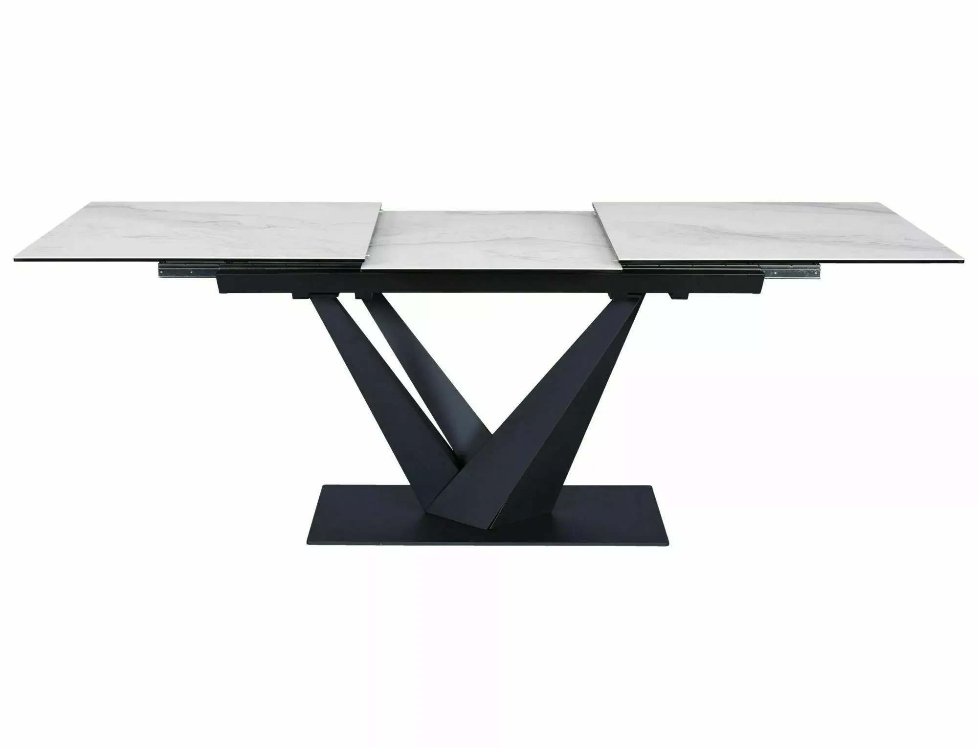 Stół rozkładany SORENTO CERAMIC 90x160-220 cm Nature Cloud biały - SORENTOBC160