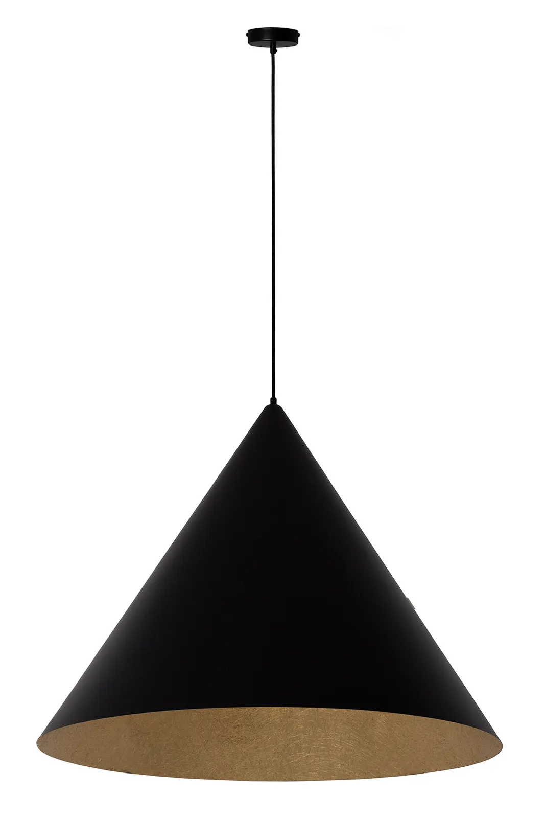 Lampa wisząca VESUVIO L czarno-złota