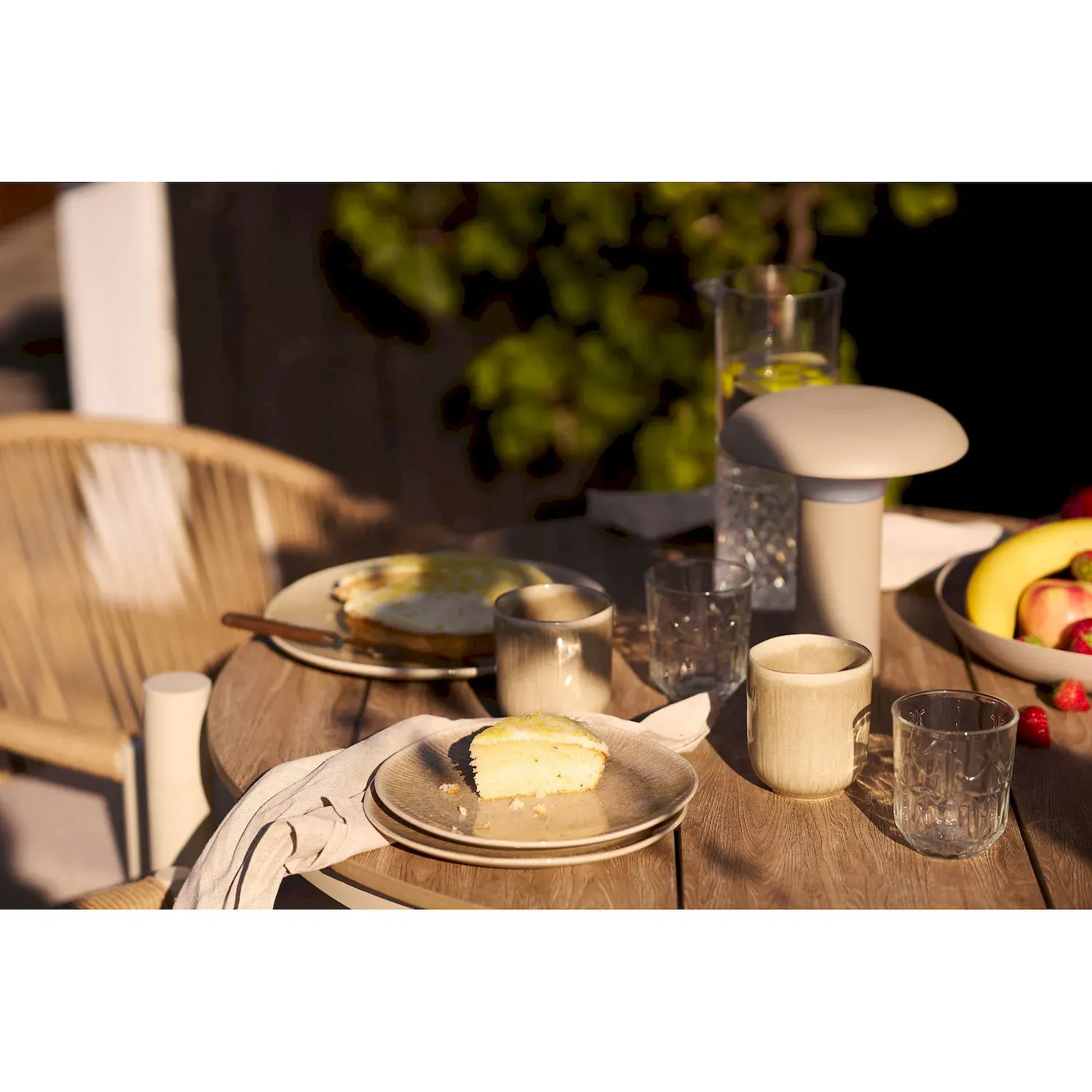 Talerz obiadowy ceramiczny VIOLA 21 zestaw 4szt. beżowy - 4720003