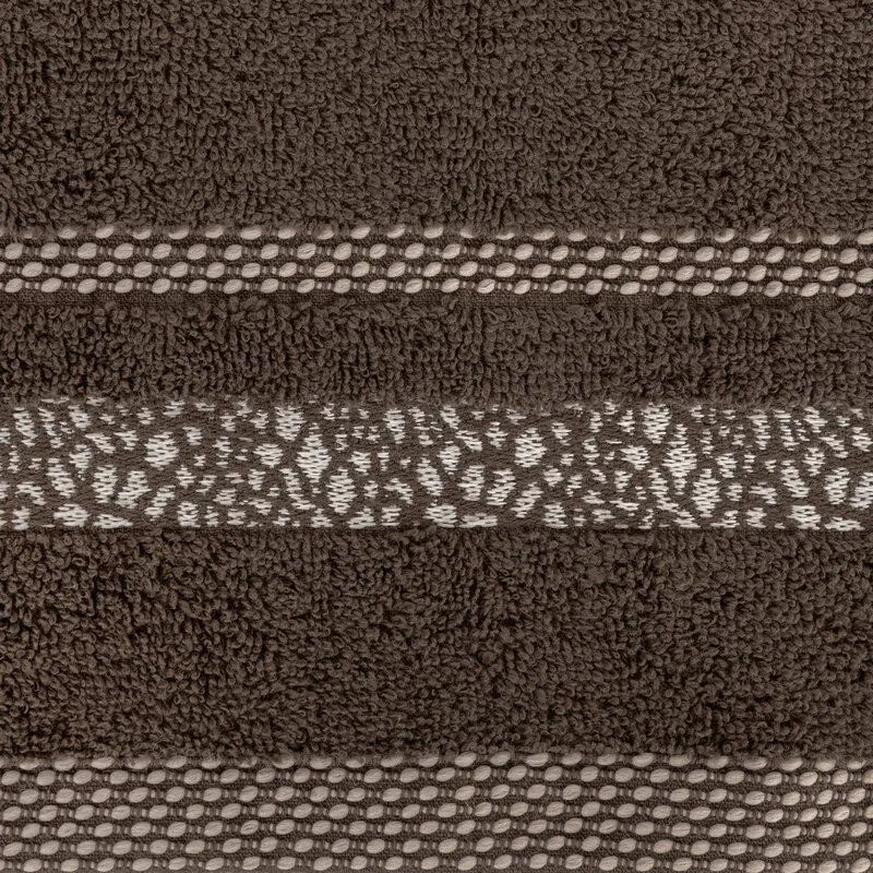 RĘCZNIK TESSA (04) 50 X 90 CM BRĄZOWY - EU_420013