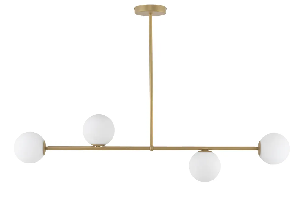 Lampa wisząca GAMA 4 biało-złota