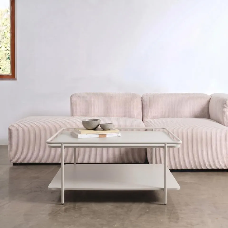 sofa, sofa fabric, beige, kawowa stół, stolik kawowy