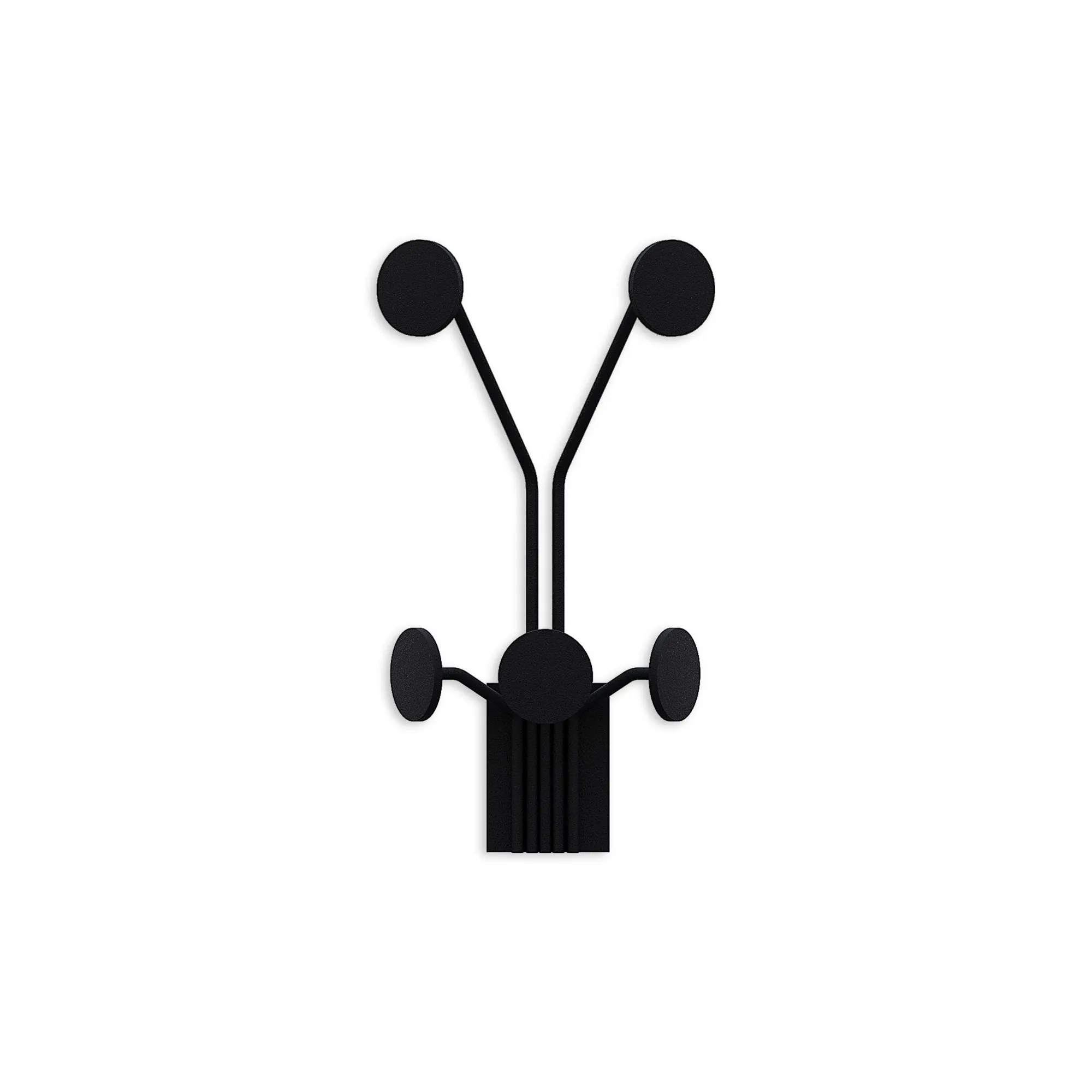 Metalowy haczyk ścienny ŻYRAFA czarny Wieszak na płaszcze