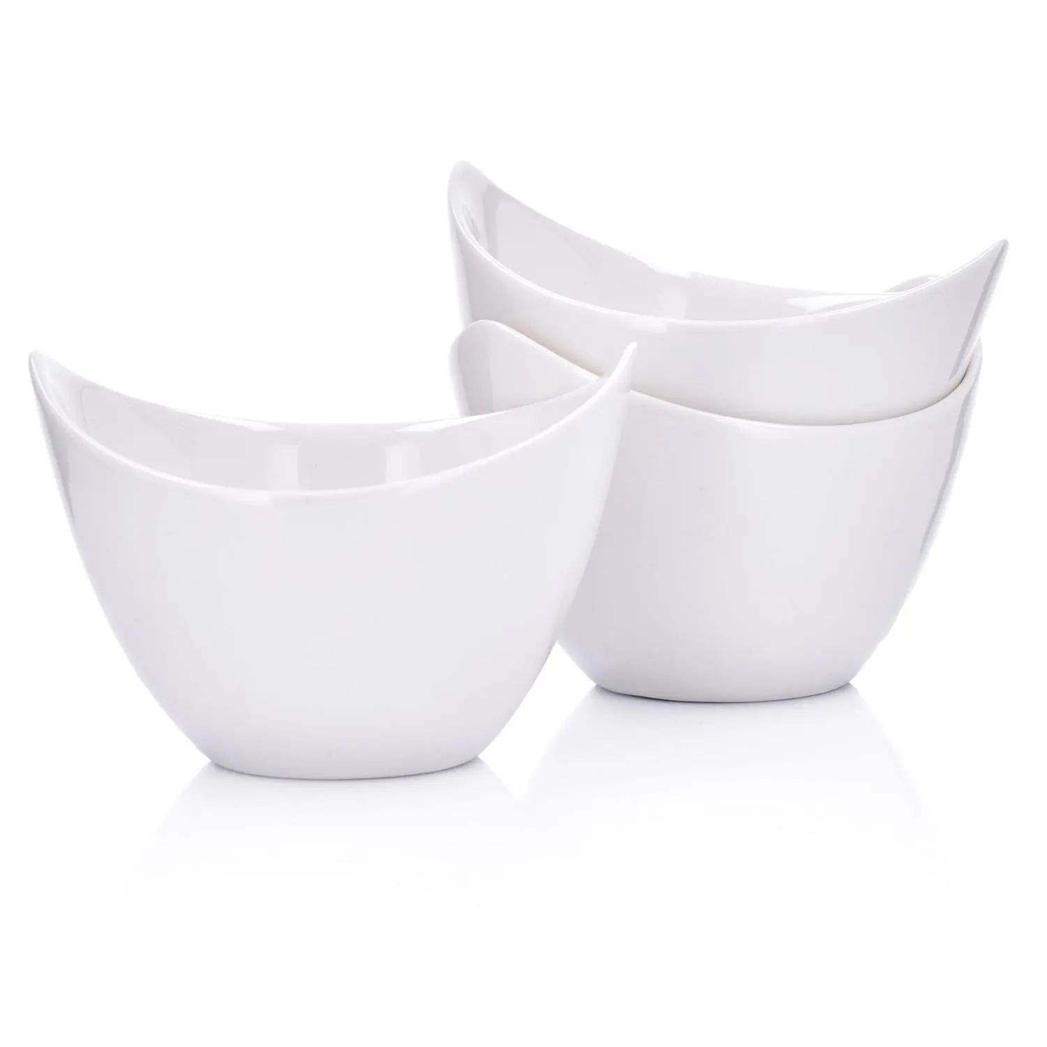 misa, porcelanowa, biała, zestaw misek, okrągłe