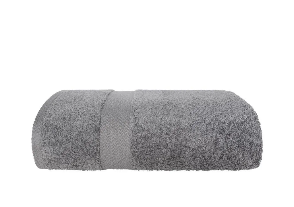 Ręcznik z bordiurą FASHION 70X140 BAW. SZARY 550 szary Ręcznik kąpielowy, Ręcznik